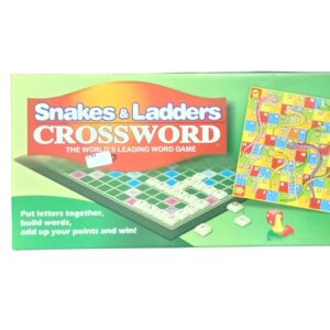 Snakes & Ladders Crossword Board Game