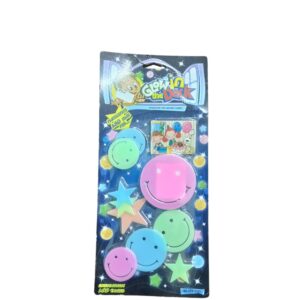 Glow-in-the-Dark Smiley Faces & Stars Set