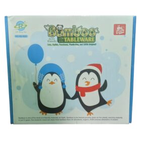 Penguin Bamboo Tableware GIF Set