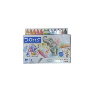 DOMS Jumbo Wax Crayons – 12+1 Shades