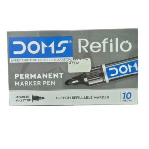 DOMS Reflo Permanent Marker Pen (10 pcs)