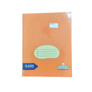 Classic Jumbo Exercise Book – Orange Cover