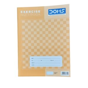 DOMS Exercise Notebook – Checkered Cover