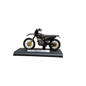 Max Energy Alloy Dirt Bike – Black & Gold (1:18 Scale)