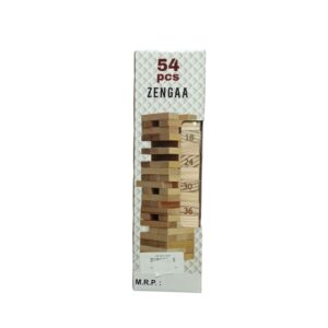 ZENGAA Wooden Block Game (54 pcs)