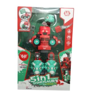 5-in-1 Robot Dinosaur – Assemble Puzzle Toy
