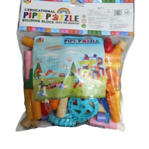 Educational Pipe Puzzle Building Blocks